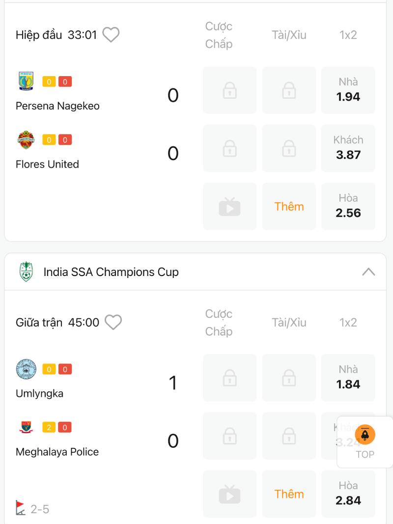 Lọc tín hiệu thật giả khi odds biến động liên tục