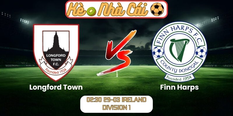 Soi kèo trận đấu Longford Town vs Finn Harps (02:30 29-03, Ireland Division 1) 1 Longford Town vs Finn Harps
